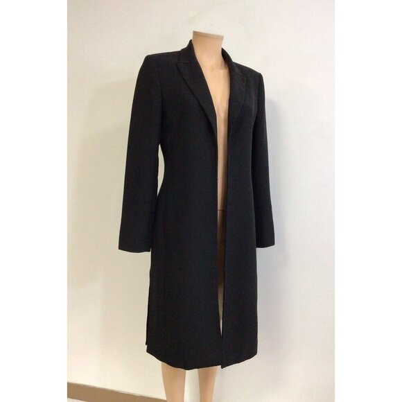 Jones Studio Jackets & Blazers - Jones Studio Long Black Coat Executive Jacket Womens 6